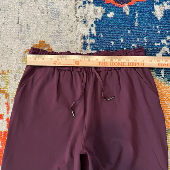 Lululemon Keep Moving Pant 7/8 High Rise Luxtreme, Cassis (Burgundy), Size 10 - Picture 14 of 16